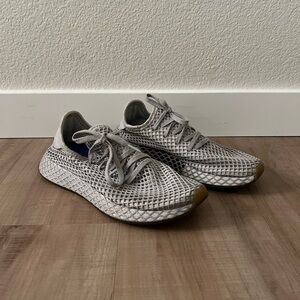 Adidas Deerupt Gray Mesh Sneakers